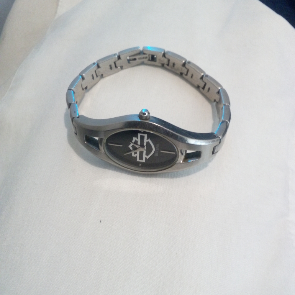 Designer Silver Watch with Black Dial AND Gold Watch